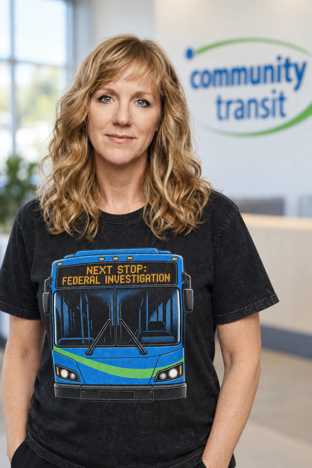 Next Stop: Federal Investigation tee, worn